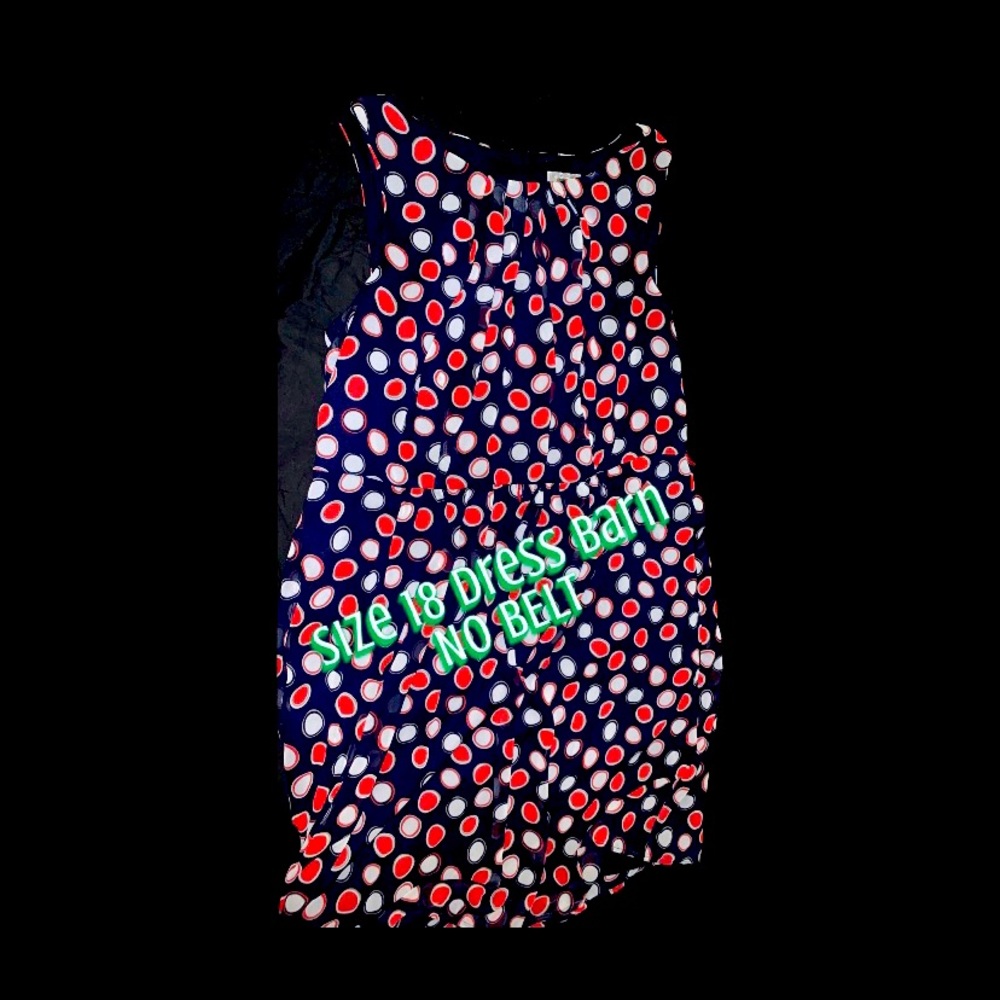 Dress Barn Polka Dot size 18 dress